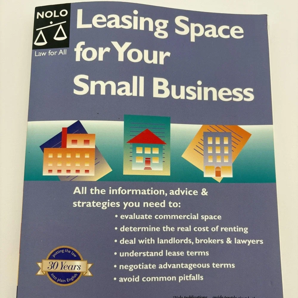 Leasing Space For Your‎ Small Business Nolo Trade Paperback Business Law Guide